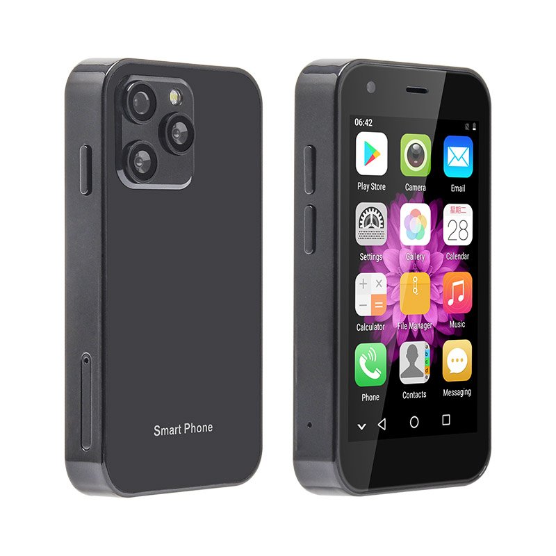 SOYES XS15 Mini Smart Phone 3-Inch IPS LCD Screen WCDMA & GSM Android 9.0 3G Quad Core CPU